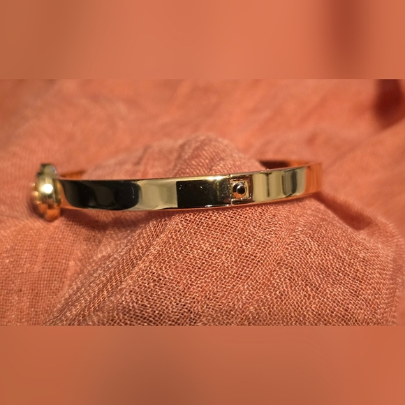 Michael Kors Rose Gold-Tone Bangle Bracelet - Picture 5 of 11